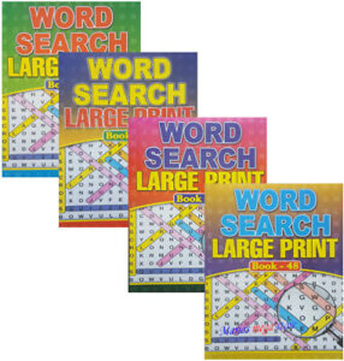 Picture of WORD SEARCH LARGE PRINT A4 72PGS